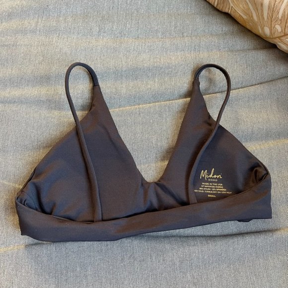 Midori Bikini Top - Gray Small - Picture 2 of 3